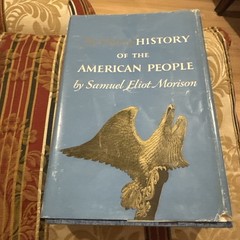 Vintage 1965 The Oxford History of the American People Morison Hardcover Book