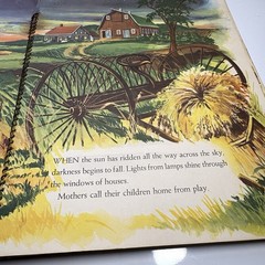 THE BIG JUMP UP FARM ANIMAL BOOK 1954 Huge Pop Ups Beautiful Illustrations