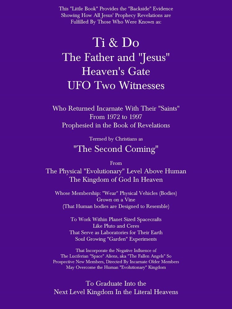 TI and DO The Father and „Jesus” Heaven’s Gate UFO Two Witnesses