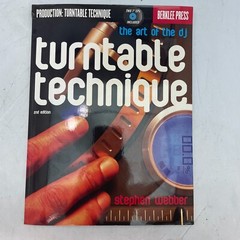 Stephen Webber Turntable Technique 2nd Edition Book w/ ONLY ONE 7″ Record VG+!