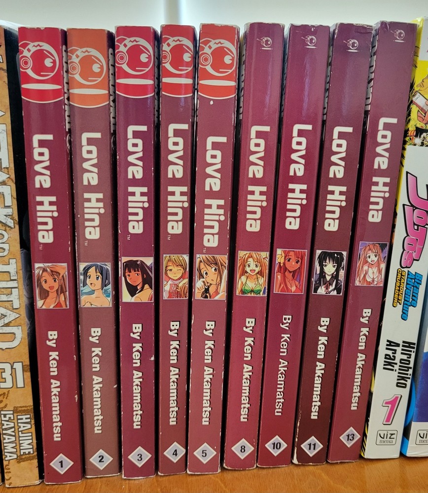Love Hina Manga, 1-5, 8, 10, 11, 13