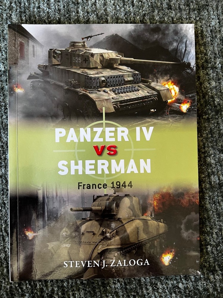 WWII Tank Panzer IV vs Sherman France 1944 Steven J Zaloga Osprey New Vanguard