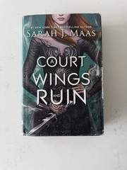 Original Cover: Court of Wings and Ruin by Sarah J Maas 1st Ed HC-DJ 2017