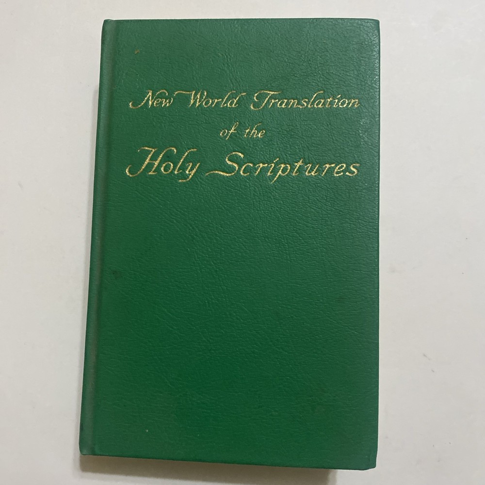 New World Translation Of The Holy Scriptures Green Watchtower Bible Vintage 1961