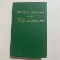 New World Translation Of The Holy Scriptures Green Watchtower Bible Vintage 1961