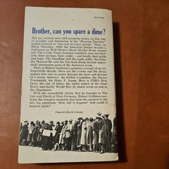 GREAT DEPRESSION UNITED STATES IN THIRTIES BY ROBERT GOLDSTON FAWCETT PB 1968.