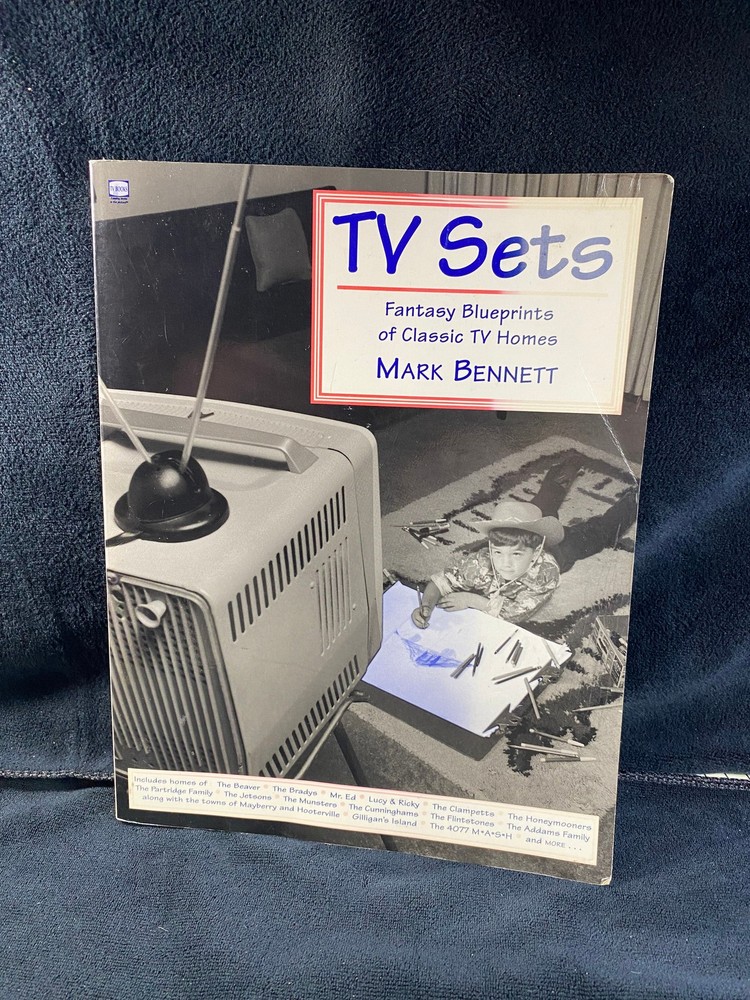 Mark Bennett TV Sets Fantasy Blueprints Classic TV Homes Sitcoms Book 1996