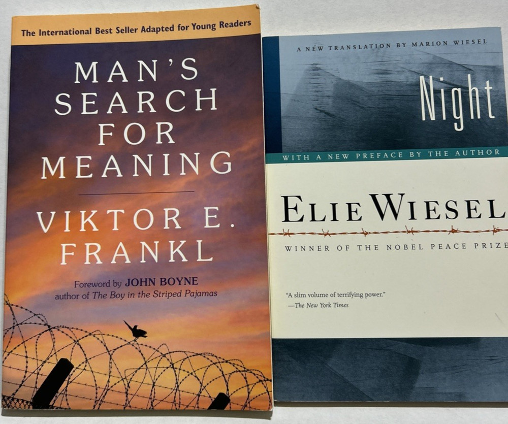 Book Bundle Night Elie Wiesel & Man’s Search for Meaning Viktor Frankl