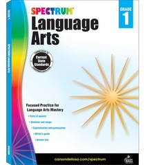 Spectrum Language Arts Grade 1, Ages 6 to 7, Grade 1 Language Arts, Parts of…