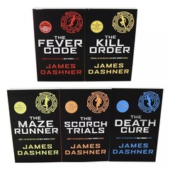 Maze Runner 5 Book Set James Dashner PB Ages 11+ Dystopian Series Kids YA