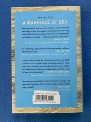 A Marriage at Sea, Sophie Elmhirst. True Story Love, Obsession, Shipwreck. HB DJ
