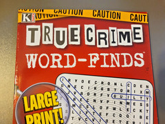 Lot of 2 Word-Search Large Print Puzzle Books-Kappa True Crime & Search & Circle