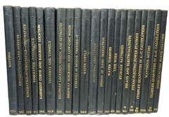 International Library Textbook Lot 21 Volumes Engineering Hydraulics 1930s
