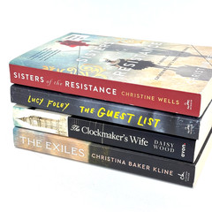 Book Lot NEW! FOLEY WELLS WOOD KLINE Historical Fiction Novels Guest List/Exiles