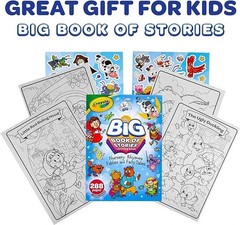 Crayola 288 Pages the Big Book of Stories Coloring Book Fables & Fairy Tales NEW