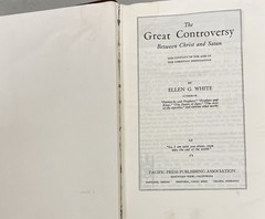 Ellen White 1950s Conflict 5 Vol Set Red/HC+4, Total 9; Seventh-day Adventist