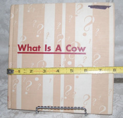 What Is a Cow Book Childrens Book signed by Author Gene Darby