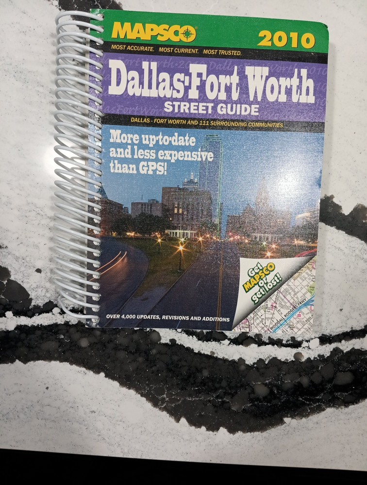 2010 MAPSCO DALLAS / FORT WORTH COMBO STREET GUIDE* EXCELLENT! FREE SHIP! A140