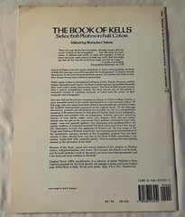 The Book of Kells Selected Plates in Full Color Dover Fine Art Paperback used