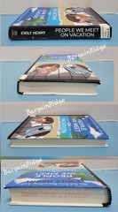 People We Meet on Vacation Emily Henry Hardcover Large Print Library Copy