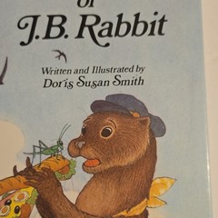 RARE The Country Life of J.B. Rabbit Doris Susan Smith Hardcover 1983 Children