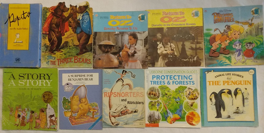 12 Books Children Pepito United Nations Wizard Oz Three Bears Rescuers Penguin