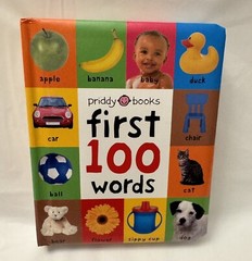 First 100 Words : A Padded Board Book by Roger Priddy — Bulk set of 3 Books