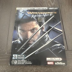 Wolverines Revenge Strategy Guide Brady Games for PS2 w/ Poster