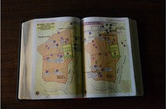 The Mission KJV Color Study Bible with Ellen White Comments Large Print Leather
