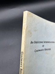 Chapman, Frank: AN ENDOCRINE INTERPRETATION OF CHAPMAN’S REFLEXES 1969 SC Book