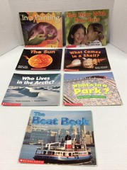 SCHOLASTIC EMERGENT READERS SERIES: SCIENCE & SOCIAL STUDIES Lot of 47 PB