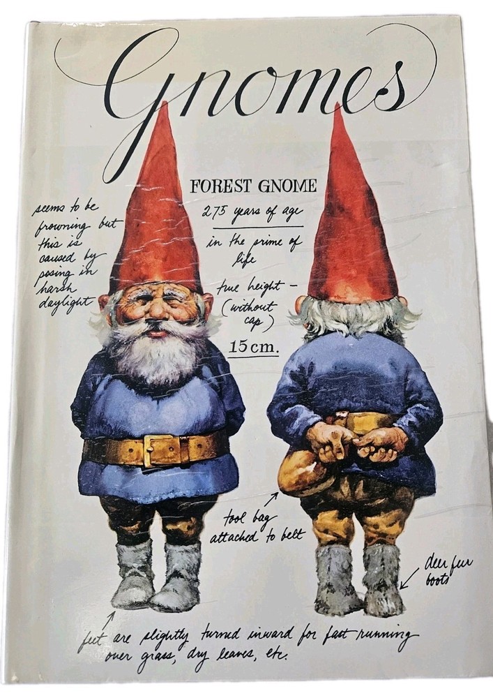 Gnomes Wil Huygen Rien Poortvliet 1977 First Edition Dual Signed Hardcover