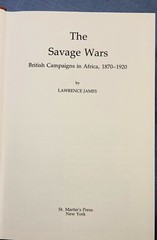 Savage Wars by Lawrence James (1986, Hardcover)