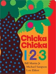 Chicka Chicka 1, 2, 3 (Board Book)