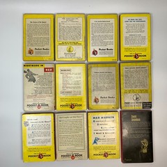Vintage Pocket Book Paperbacks Majority 1940s A Few Newer (See Desc) – Lot of 20
