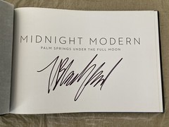Midnight Modern By Tom Blachford w/ Edris House print . 1st Ed / 2017 ( Signed )