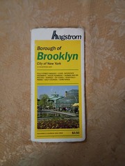 Hagstrom Borough of Brooklyn City of New York Street Map Folded Vintage Book