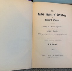 WAGNER Covent Garden Operas Books: Set of 8, 2 Additional Books