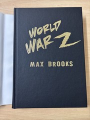 World War Z Max Brooks SIGNED Limited Edition #109/948 Cemetery Dance HC DJ 2014