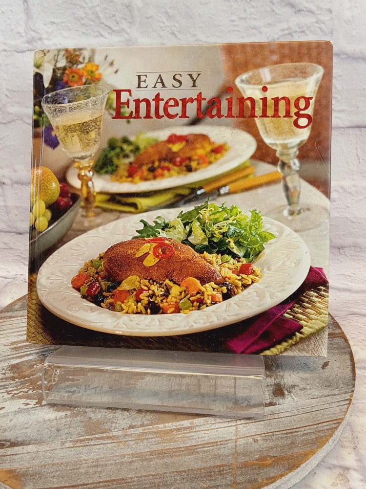 EASY ENTERTAINING COOKBOOK FROM 2000 – 371 COLORED PAGES .