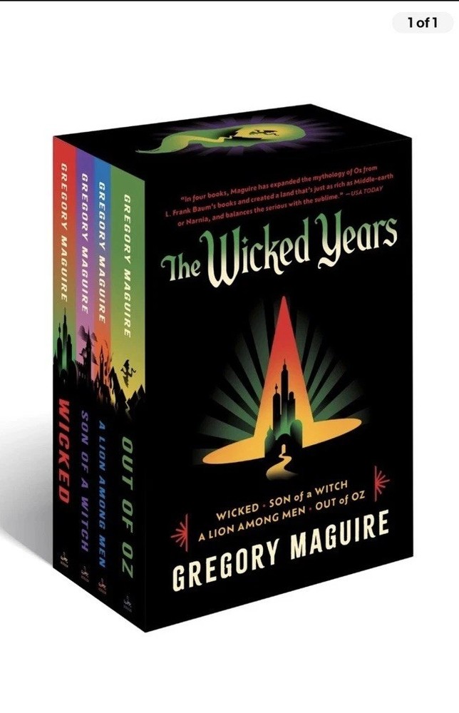 The Wicked Years Box Set 4 Books Gregory Maguire Oz Series Complete Readers Copy