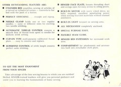 SINGER 431 Convertible Slant-O-Matic Instruction Manual – WIRE BOUND – COVERS