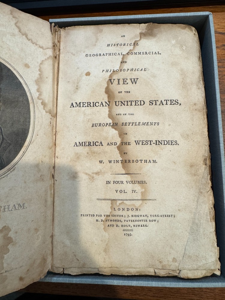 An Historical Geographical, Commercial and Philosophical View of the American Un