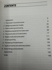 Model Locomotive And Marine Boilers Martin Evans Paperback 190 Pages 1988