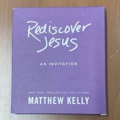 Matthew Kelly Rediscover Jesus: An Invitation Hardcover Religion Spirituality