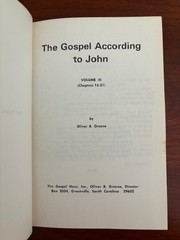 The Gospel According to John, Volumes 2 and 3, by Oliver B. Greene (Gospel Hour)