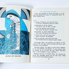 QUEEN of HEAVEN – Booklet – 1976 – The Leaflet Missal Co, 6 X 4″ – 96 Pages –