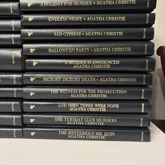 Agatha Christie Mystery Collection – Lot of 39 Books – Bantam Leatherette HC Set