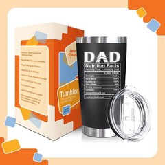 Funny and Functional 20 Oz Stainless Steel Tumbler – Gifts for Dad from Kids