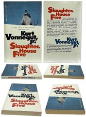 Kurt Vonnegut Lot of 4 mm pb SLAUGHTERHOUSE 5, GALAPAGOS, JAILBIRD, HOCUS POCUS